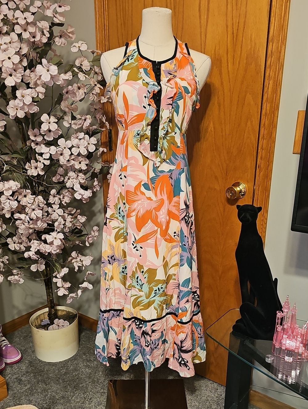 Nanette Lapore Silk Floral Dress